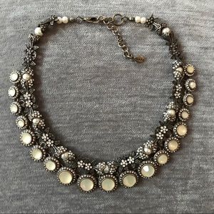 Zara bronze statement necklace